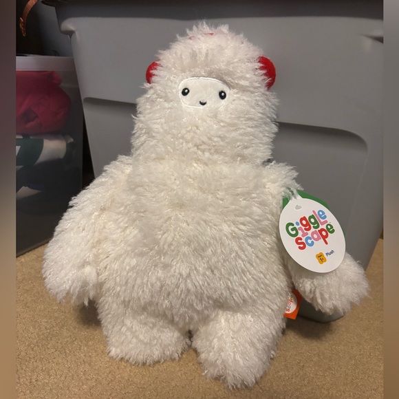 Target 🎯 Exclusive Gigglescape Fluffy Yeti Man Plush Toy with Red Earmuffs - Picture 2 of 4